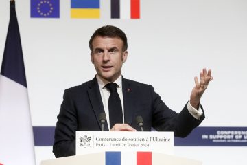 Macron sluit het sturen van westerse troepen naar Oekraïne niet uit