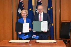 EU en Australië bereiken handelsakkoord na acht jaar onderhandelen